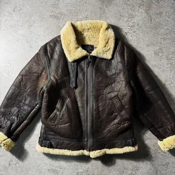 [ 초레어 ] 명작 90s 리얼 무스탕 B-3 가죽 자켓