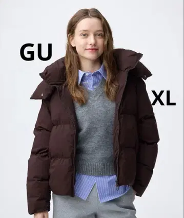 GU 웜 패디드 블루종 다크 브라운 XL