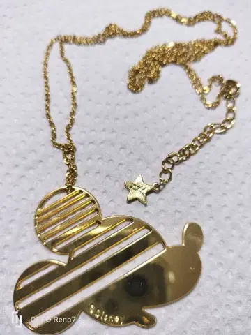 X-girl DISNEY 콜라보 목걸이