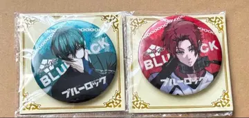 블루 록 중국 한정 캔뱃지 이토시 린 이토시 사에 75mm