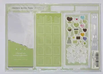 후쿠야 초콜릿 아크릴 프레임 말차 밀크 fanfancy+