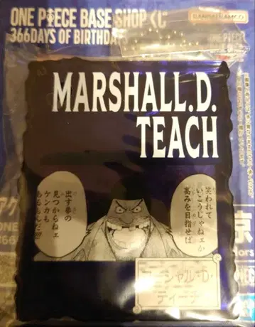 티치 366days 검은 수염 원피스 베이스 아크릴 블록