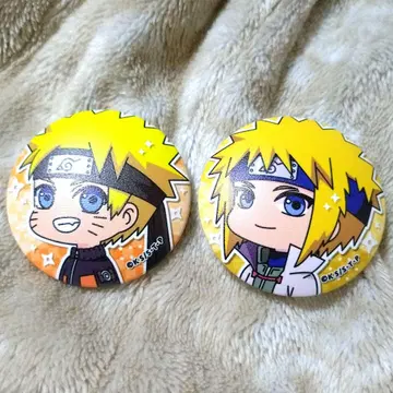 나루토 & 미나토 무니캐릭터 캔뱃지