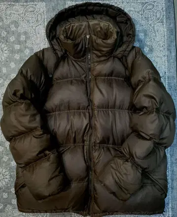 레어 모델 llbean 다운 자켓 엘엘빈 다크 브라운