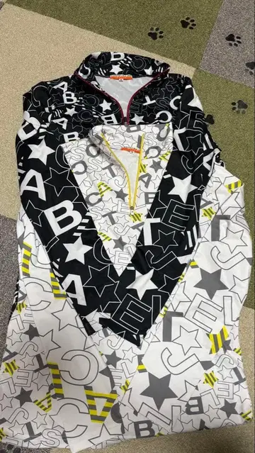 바잭 그래픽 하이넥 셔츠