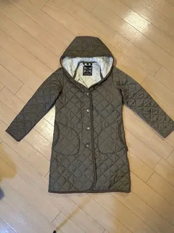 라벤햄 여성용 퀼팅 자켓 후드 부착