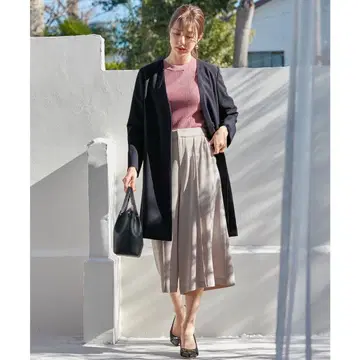 [ any sis ] 네이비 스프링 코트