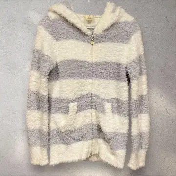 [택 포함 새상품] 젤라또피케 룸웨어 후드티 스트라이프 블루