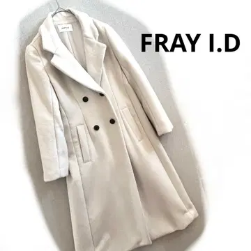 [ 새상품급 ] FRAY I.D 롱 체스터 코트 F 크림