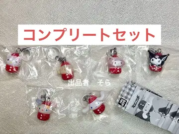 산리오 캐릭터즈 딸기 메지루시 액세서리 6종 컴플리트 세트