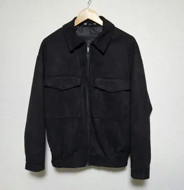 ZARA 페이크 스웨이드 블루종