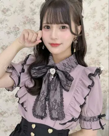 ROJITA 로지타 보타이 프릴 블라우스