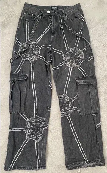 lovekiller 러브킬러 y2k 펑크 데님 팬츠