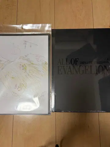 새상품 에반게리온 30주년 기념 공식 도록 클리어 파일 (신지)