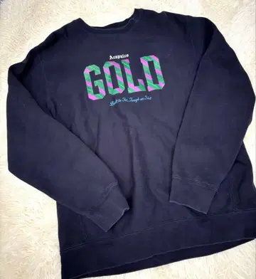 새상품급 Acapulco GOLD 로고 맨투맨 네이비 XL