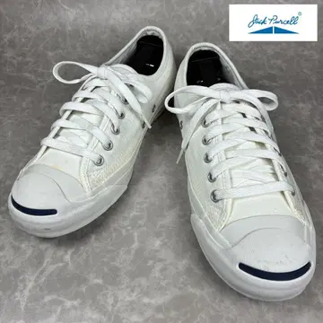 컨버스 잭퍼셀 화이트 캔버스 로우컷 25.0