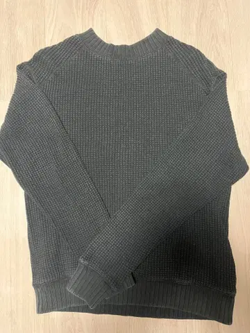 Jackman 와플 니트 2장 세트 블랙 화이트 L 사이즈 스웨터