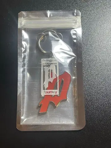 POINTLESS JOURNEYLOGO KEY CHAIN RED
