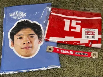 울프독스 나고야 픽업 선수 사진 타월 ( #15 미야우라 선수 )