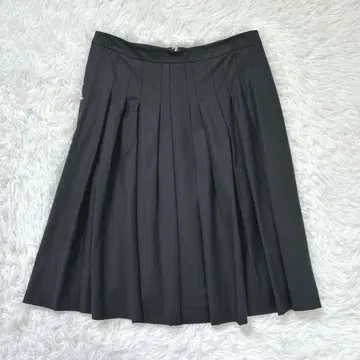 띠어리 럭스 EXECUTIVE AIDEN 플리츠 스커트 블랙 34