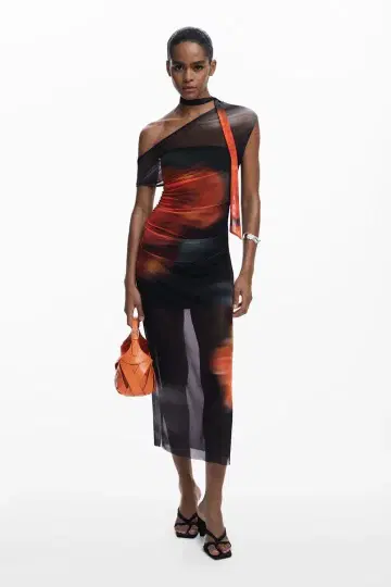 Desigual 드레이프 드레스 [새상품급] XS