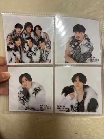 SixTONES WINTER GREETINGS 정사각형 사진