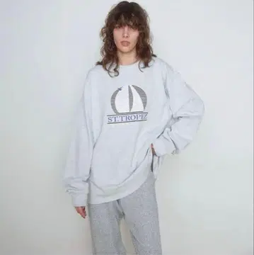 시루무린 SAILING GRAPHIC 루즈 롱T