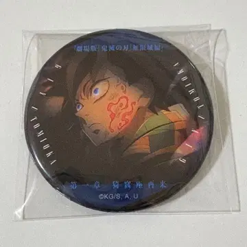 귀멸의 칼날 극장판 무한성편 이야기가 담긴 눈빛 캔뱃지 토미오카 기유