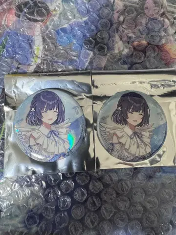 학마스 첫별 수족관 선샤인 수족관 하타야 미스즈 오로라 캔뱃지 2개