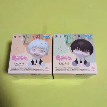 빛이 죽은 여름 큐룽하게 쳐다보는 포즈 미니 피규어 2종 세트