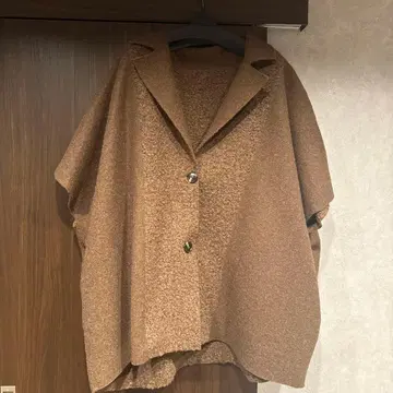 미사용 선착순 금기 인기 브라운 시니컬 리버서블 판초 코트