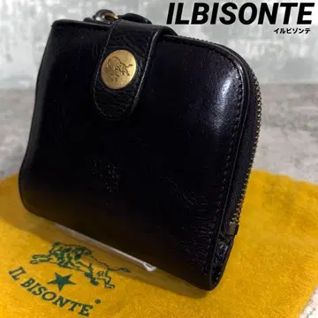 [컴팩트!] 일비종떼 ILBISONTE 미니 지갑 블랙 네이비 2톤