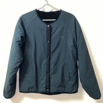 새상품급 컬럼비아 보아 플리스 자켓 리버서블 L 사이즈 블랙 그레이