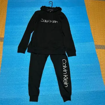 캘빈클라인 맨투맨 셋업 블랙 M 사이즈