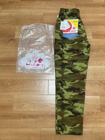 셰프 팬츠 Chef Pants Ripstop Woodland Camo
