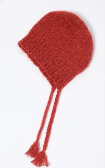 JEANASIS 지나시스 니트 보닛 레드