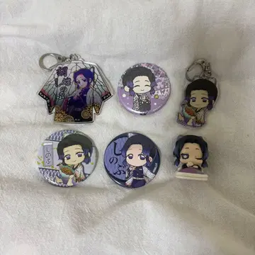 귀멸의 칼날 코쵸우 시노부 캔뱃지 아크릴 키링 피규어