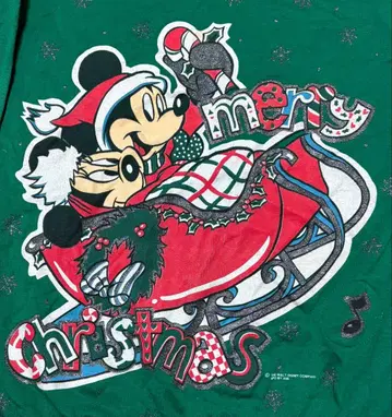 레어템 Vintage Disney 90s 크리스마스 디자인 미키 미니