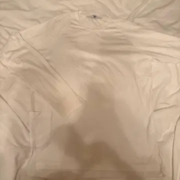 SUNSEA 화이트 긴팔 티셔츠