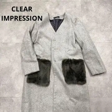 CLEAR IMPRESSION 클리어 임프레션 노카라 코트