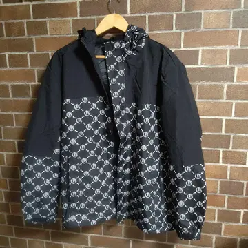 로고 프린트 후드 부착 자켓 XL