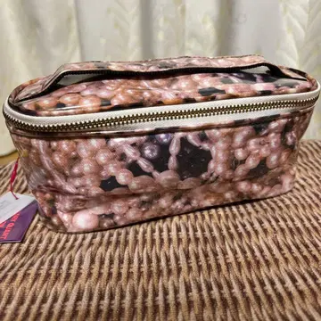 레어템 MARY QUANT 펄 비즈 디자인 파우치