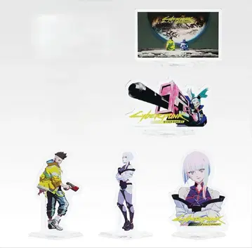 제일복권 사이버 펑크 D상 아크릴 스탠드 5종 세트