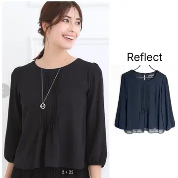Reflect 핀턱 x 스칼라 레이스 블라우스