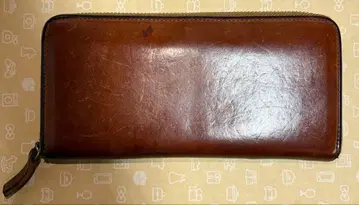 soi 브라운 가죽 장지갑