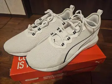 Puma Softride 화이트 스니커즈 27cm