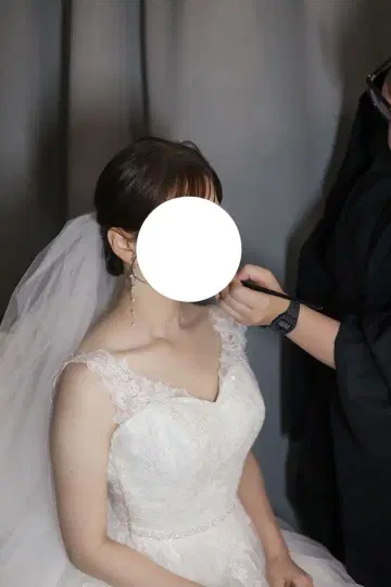 웨딩 드레스 A라인 화이트