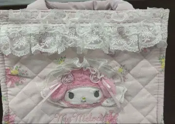 산리오 화이트 프릴 디자인 마이멜로디 2WAY 토트백