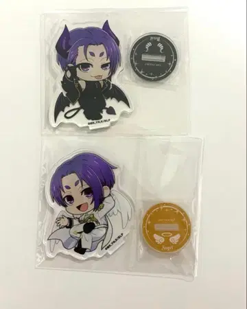 블루 록 파보테리아 천사와 악마 미니 캐릭터 아크릴 스탠드 미카게 레오