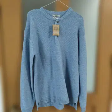 relume 라이트 블루 크루넥 스웨터